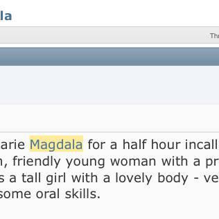 Marie Magdala is Female Escorts. | Lethbridge | Alberta | Canada | canadatopescorts.com 