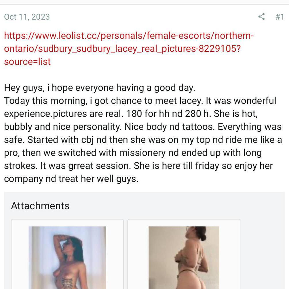 Lacey {CASH accepted} is Female Escorts. | Sudbury | Ontario | Canada | canadatopescorts.com 