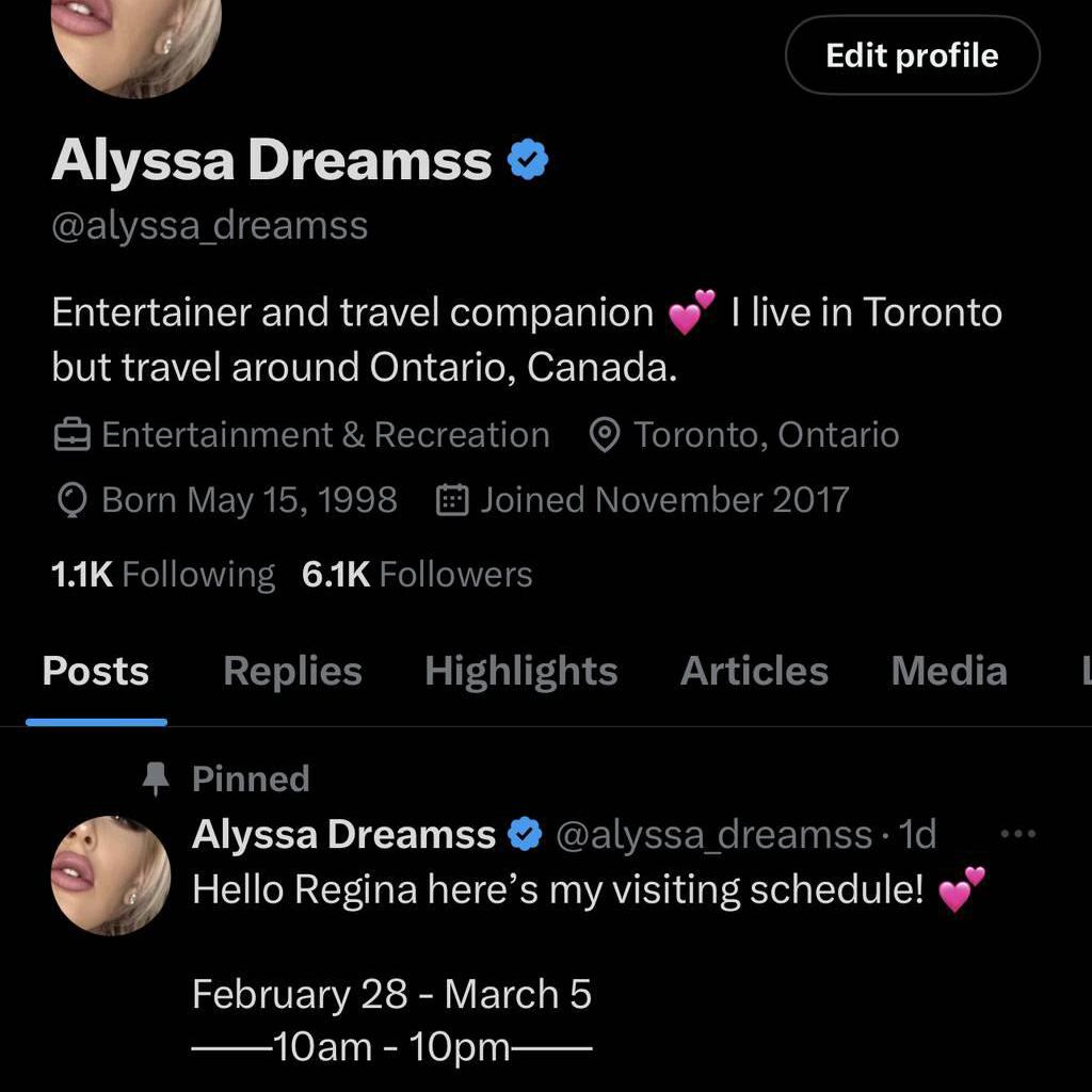Alyssa Dreams is Female Escorts. | Barrie | Ontario | Canada | canadatopescorts.com 