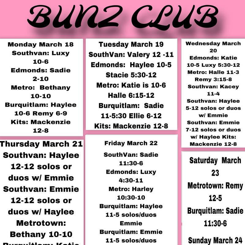 Bunz Club is Female Escorts. | Vancouver | British Columbia | Canada | canadatopescorts.com 