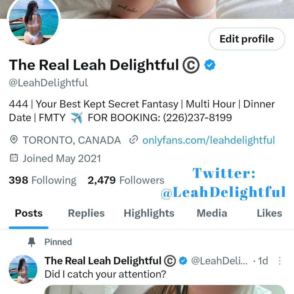 The Real Leah Delightful is Female Escorts. | Calgary | Alberta | Canada | canadatopescorts.com 