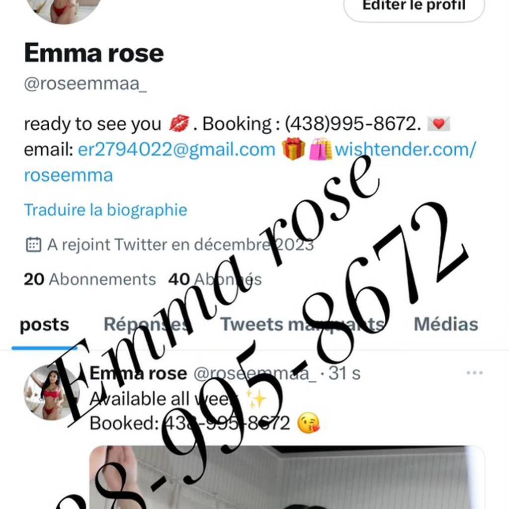 Emma rose is Female Escorts. | Kingston | Ontario | Canada | canadatopescorts.com 