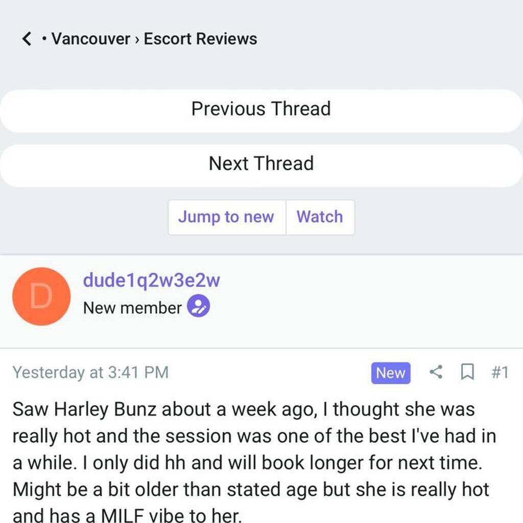 Harley Bunz is Female Escorts. | Vancouver | British Columbia | Canada | canadatopescorts.com 