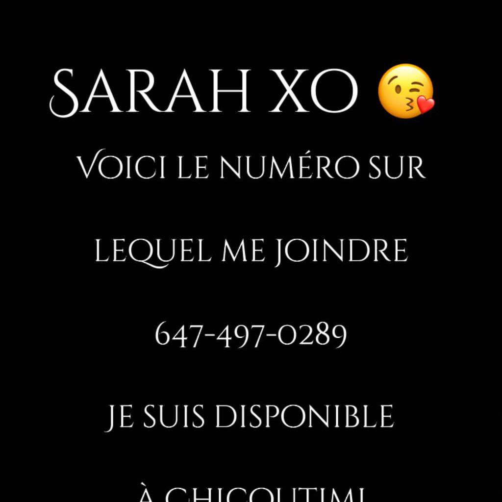 Sarah 647.497.0289 is Female Escorts. | Saguenay | Quebec | Canada | canadatopescorts.com 