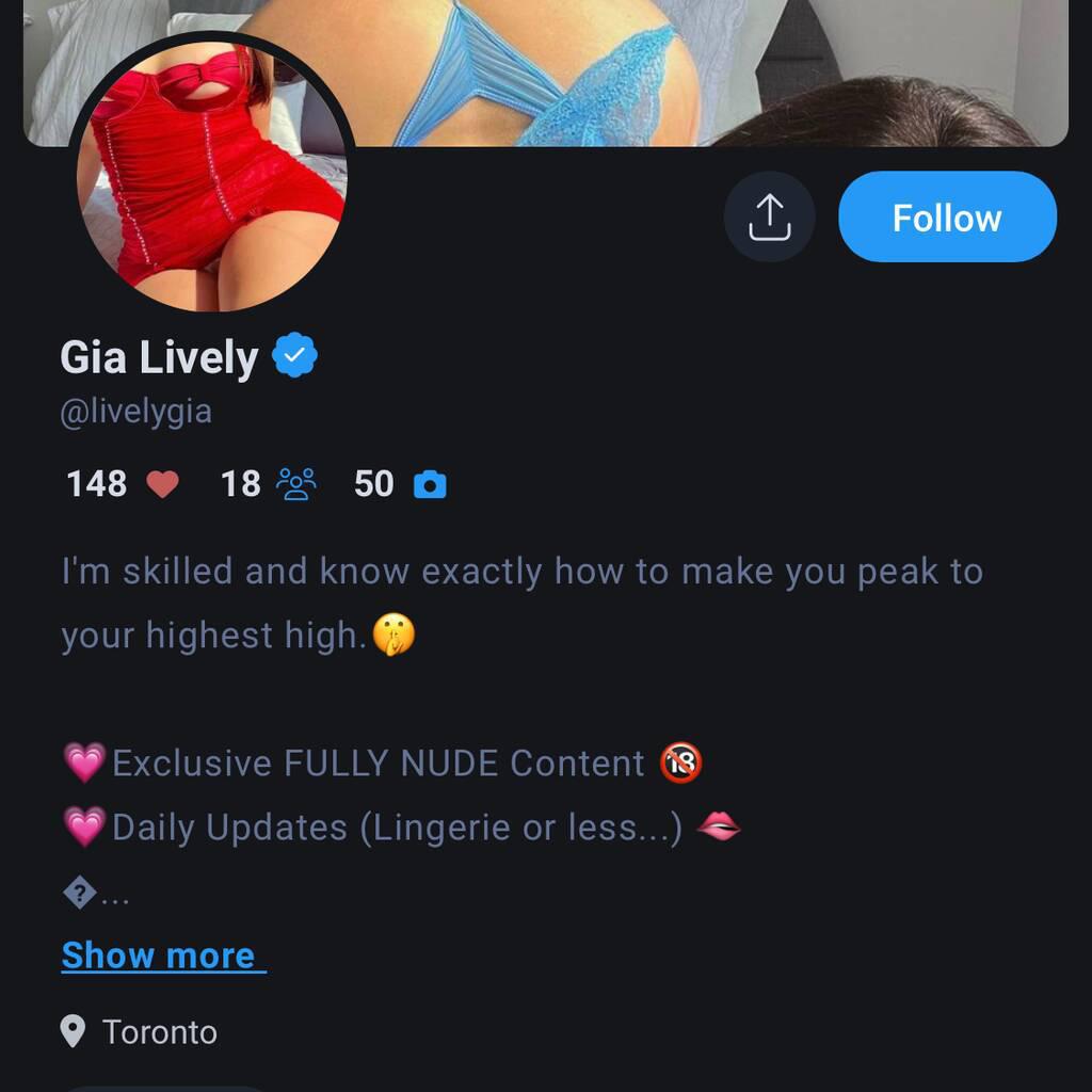 Gia Lively is Female Escorts. | Toronto | Ontario | Canada | canadatopescorts.com 