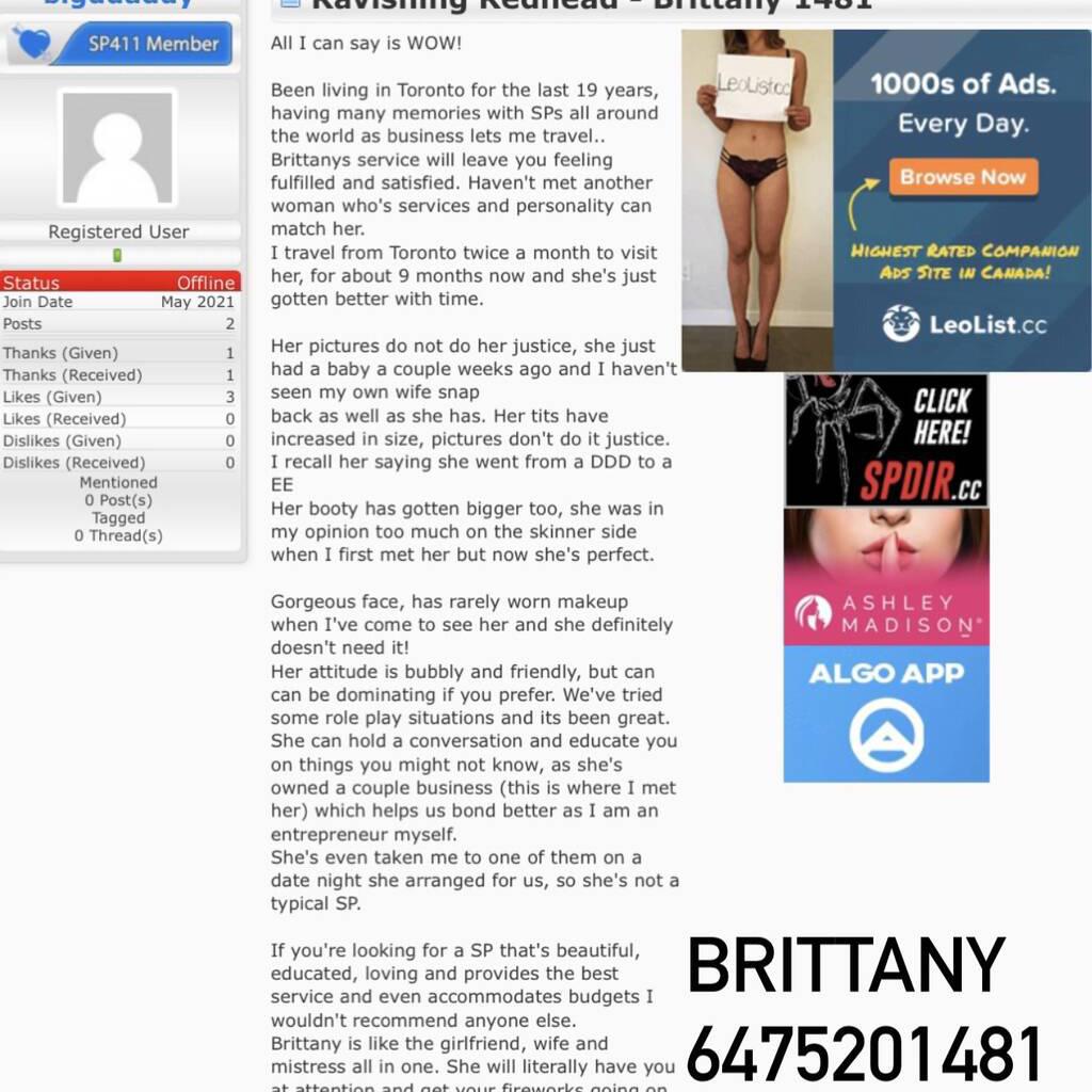 Miss. Brittany is Female Escorts. | windsor | Ontario | Canada | canadatopescorts.com 