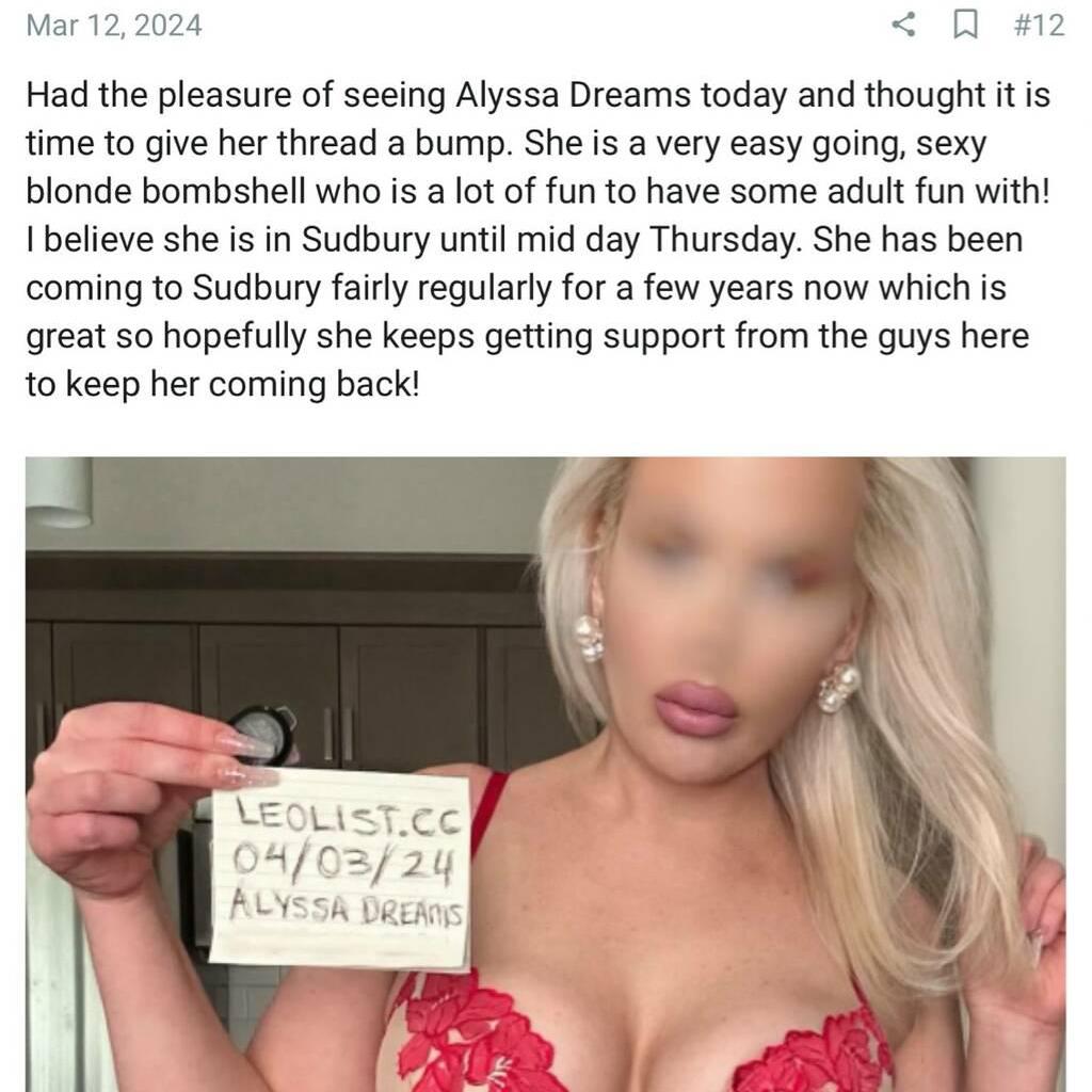 Alyssa Dreamss is Female Escorts. | windsor | Ontario | Canada | canadatopescorts.com 