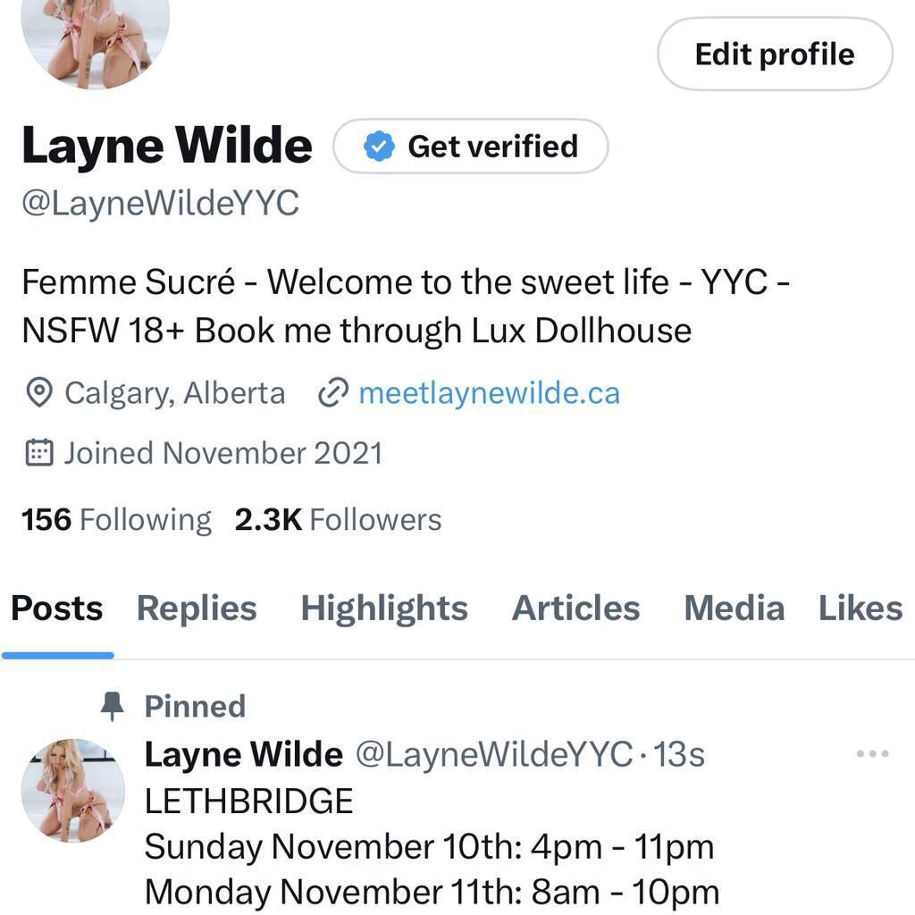 Layne Wilde is Female Escorts. | Lethbridge | Alberta | Canada | canadatopescorts.com 