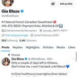 Gia Blaze / @XMissBlaze is Female Escorts. | windsor | Ontario | Canada | canadatopescorts.com 