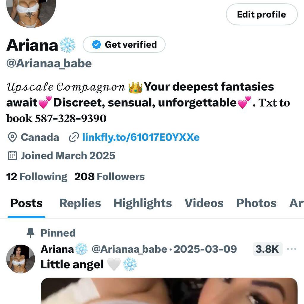
                        Ariana
                     is Female Escorts. | Vancouver | British Columbia | Canada | canadatopescorts.com 