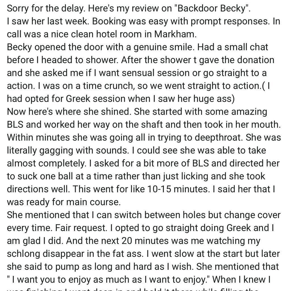 
                        Backdoor Becky
                     is Female Escorts. | Barrie | Ontario | Canada | canadatopescorts.com 