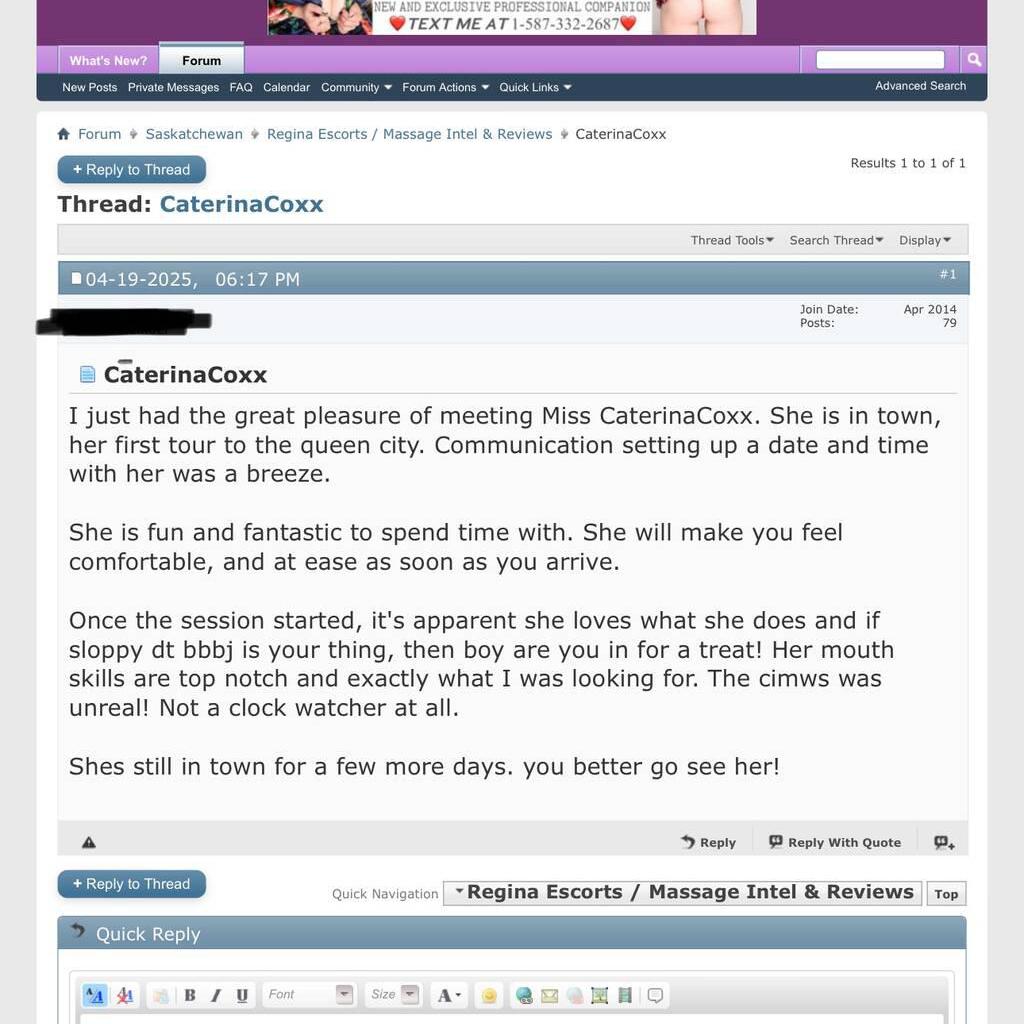 
                        Caterina Coxx
                     is Female Escorts. | Edmonton | Alberta | Canada | canadatopescorts.com 