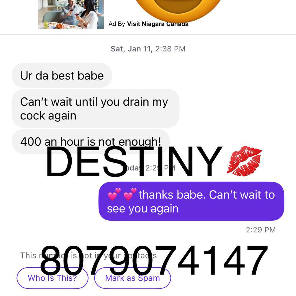 
                        Destiny-ADD NEW SC
                     is Female Escorts. | Sudbury | Ontario | Canada | canadatopescorts.com 