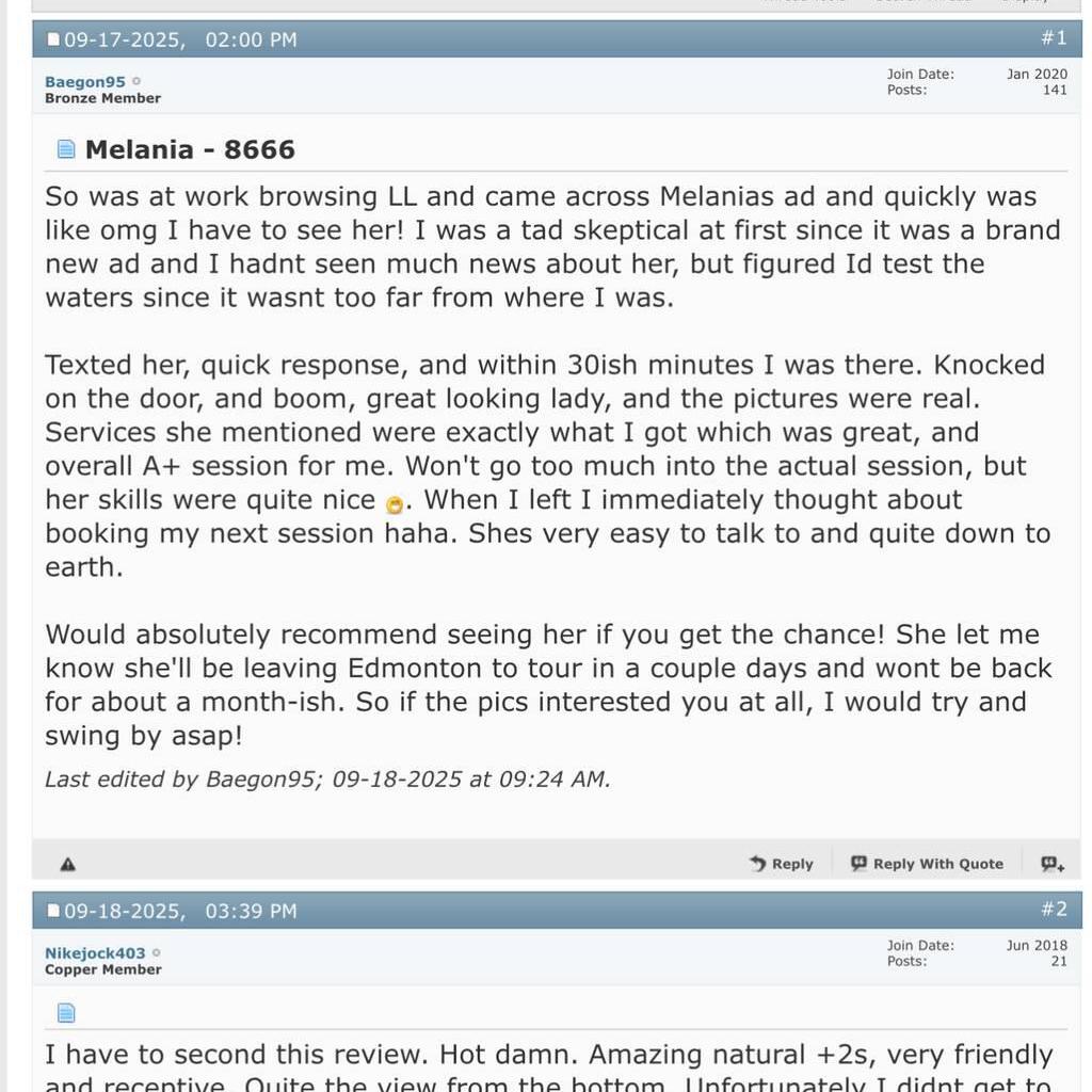 
                        Melania
                     is Female Escorts. | Edmonton | Alberta | Canada | canadatopescorts.com 