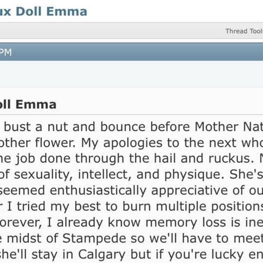 
                        Emma
                     is Female Escorts. | Calgary | Alberta | Canada | canadatopescorts.com 