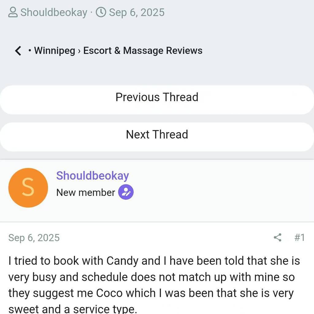 
                        Coco4314780885
                     is Female Escorts. | Winnipeg | Manitoba | Canada | canadatopescorts.com 