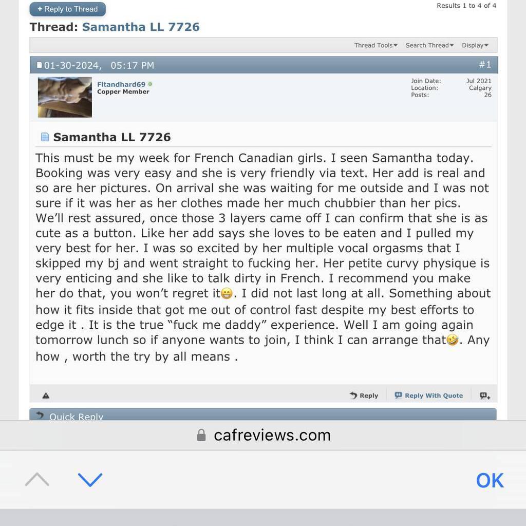 
                        Samantha
                     is Female Escorts. | Kingston | Ontario | Canada | canadatopescorts.com 