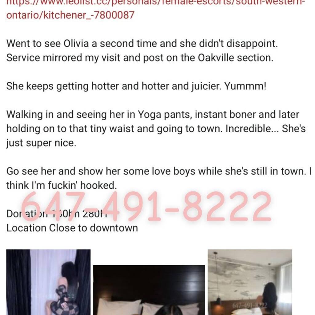 
                        OliviaStar
                     is Female Escorts. | Kitchener | Ontario | Canada | canadatopescorts.com 