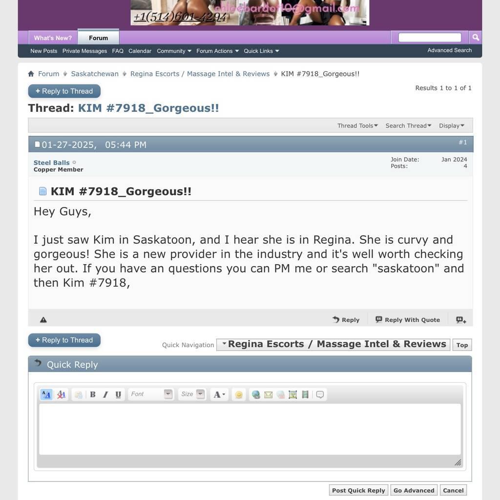 
                        KIM7918 (CASH ONLY)
                     is Female Escorts. | Regina | Saskatchewan | Canada | canadatopescorts.com 