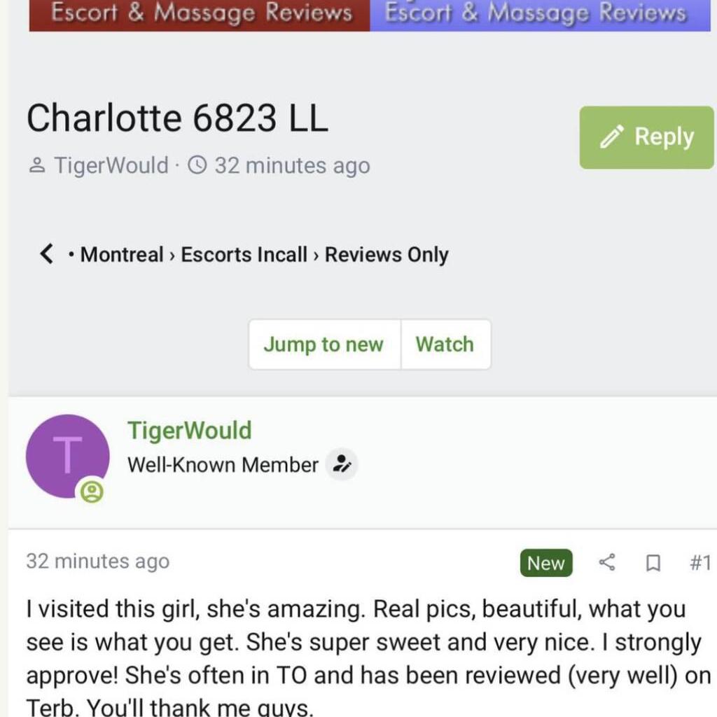 
                        Charlotte
                     is Female Escorts. | Toronto | Ontario | Canada | canadatopescorts.com 