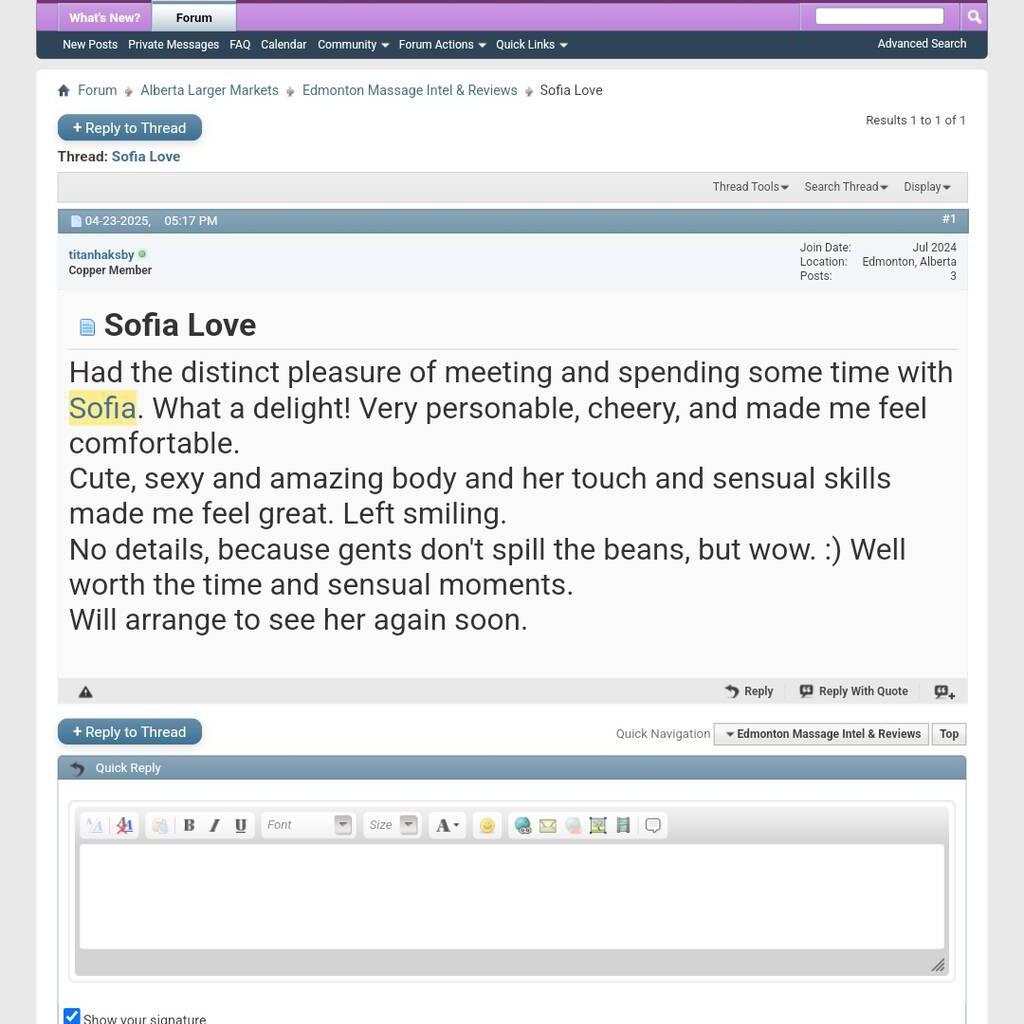 
                        Sofia Love
                     is Female Escorts. | Cariboo | British Columbia | Canada | canadatopescorts.com 