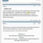 
                        Sofia Love
                     is Female Escorts. | Skeena | British Columbia | Canada | canadatopescorts.com 