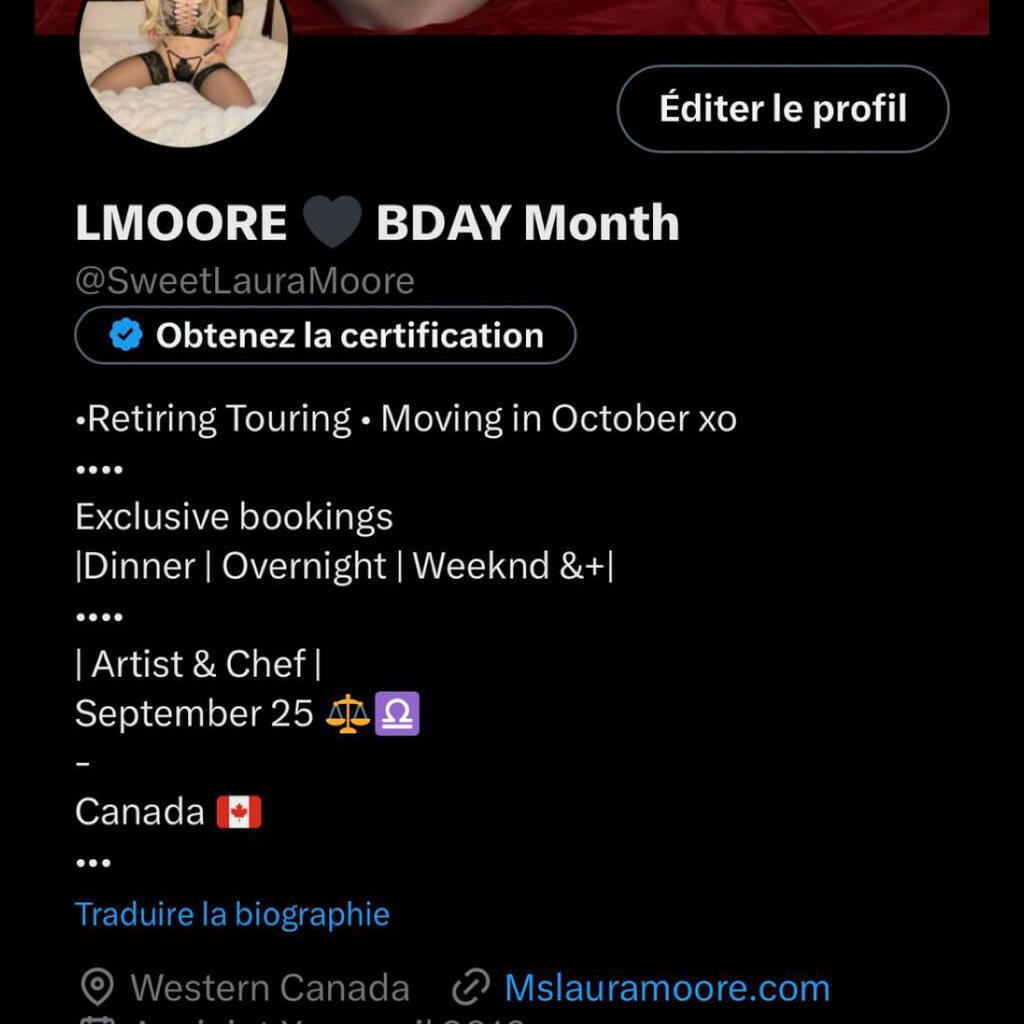 
                        MSLAURAMOORE.COM
                     is Female Escorts. | Kelowna | British Columbia | Canada | canadatopescorts.com 