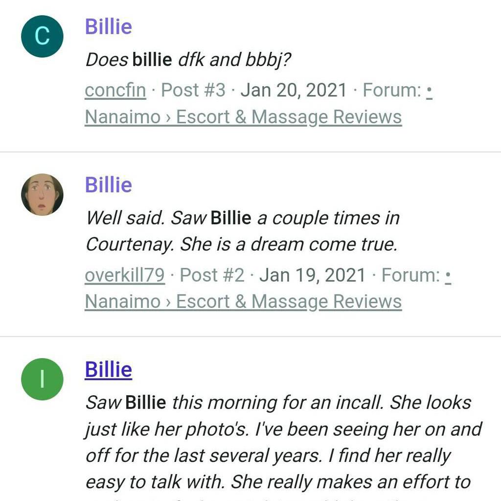 
                        Billie J. Boujee
                     is Female Escorts. | Nanaimo | British Columbia | Canada | canadatopescorts.com 
