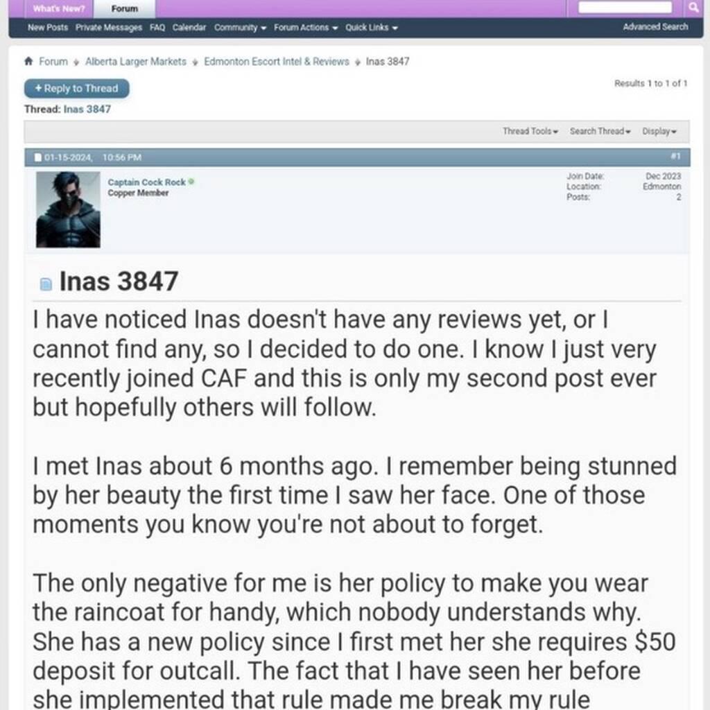 
                        Inas
                     is Female Escorts. | Edmonton | Alberta | Canada | canadatopescorts.com 