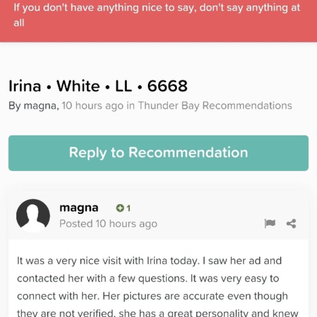 
                        Irina 437.606.6668
                     is Female Escorts. | Thunder Bay | Ontario | Canada | canadatopescorts.com 