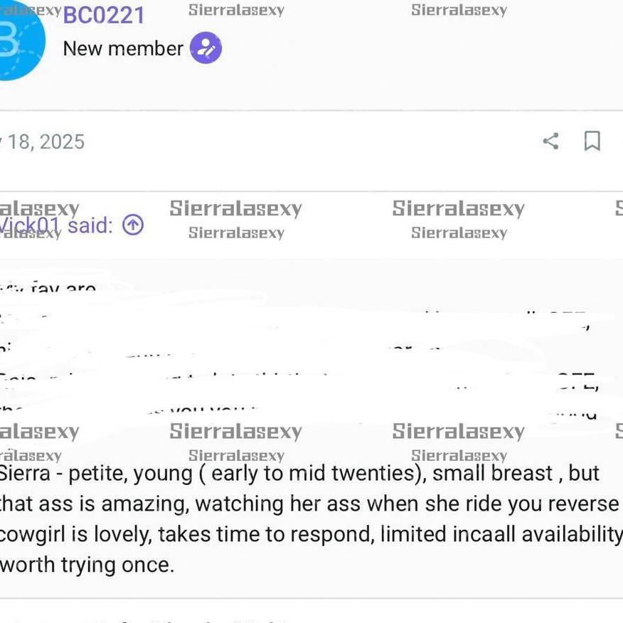 
                        Sierralasexy
                     is Female Escorts. | Calgary | Alberta | Canada | canadatopescorts.com 