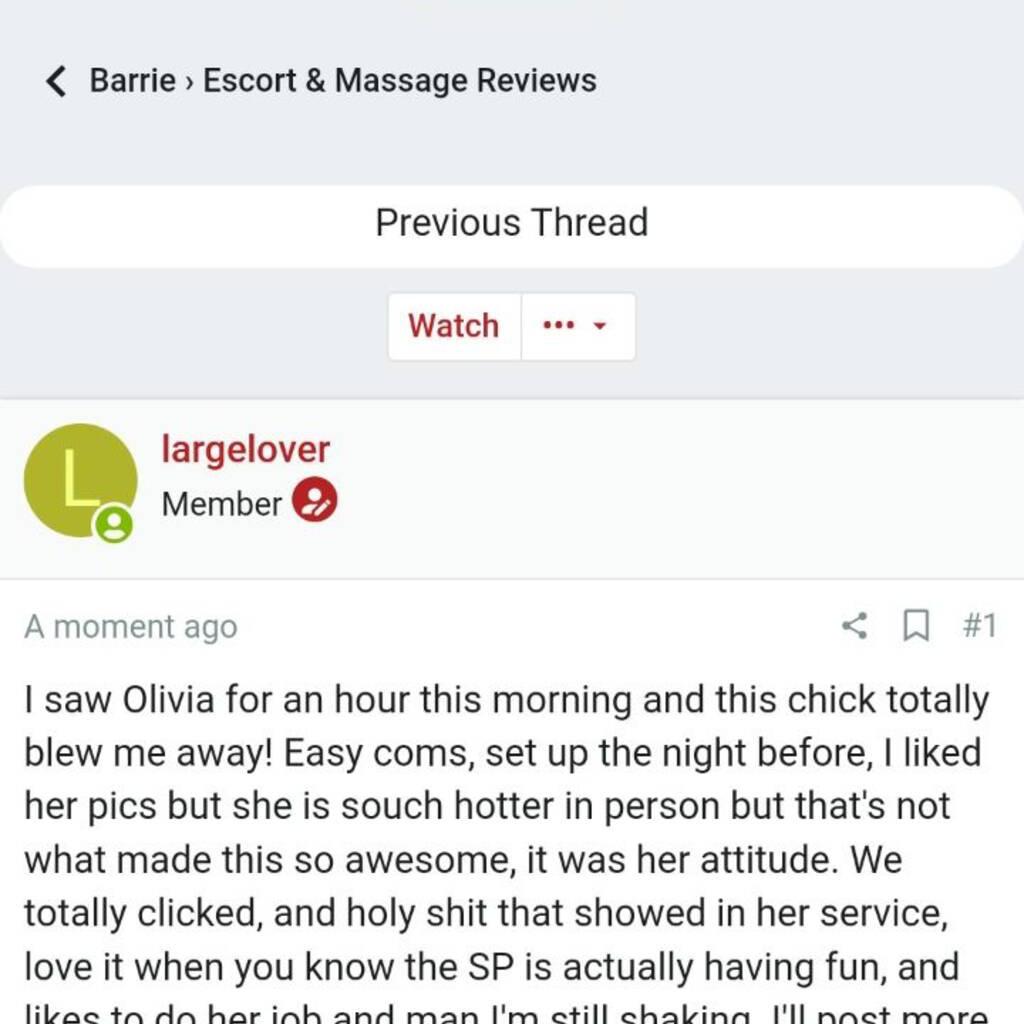 
                        Olivia Shine
                     is Female Escorts. | Barrie | Ontario | Canada | canadatopescorts.com 