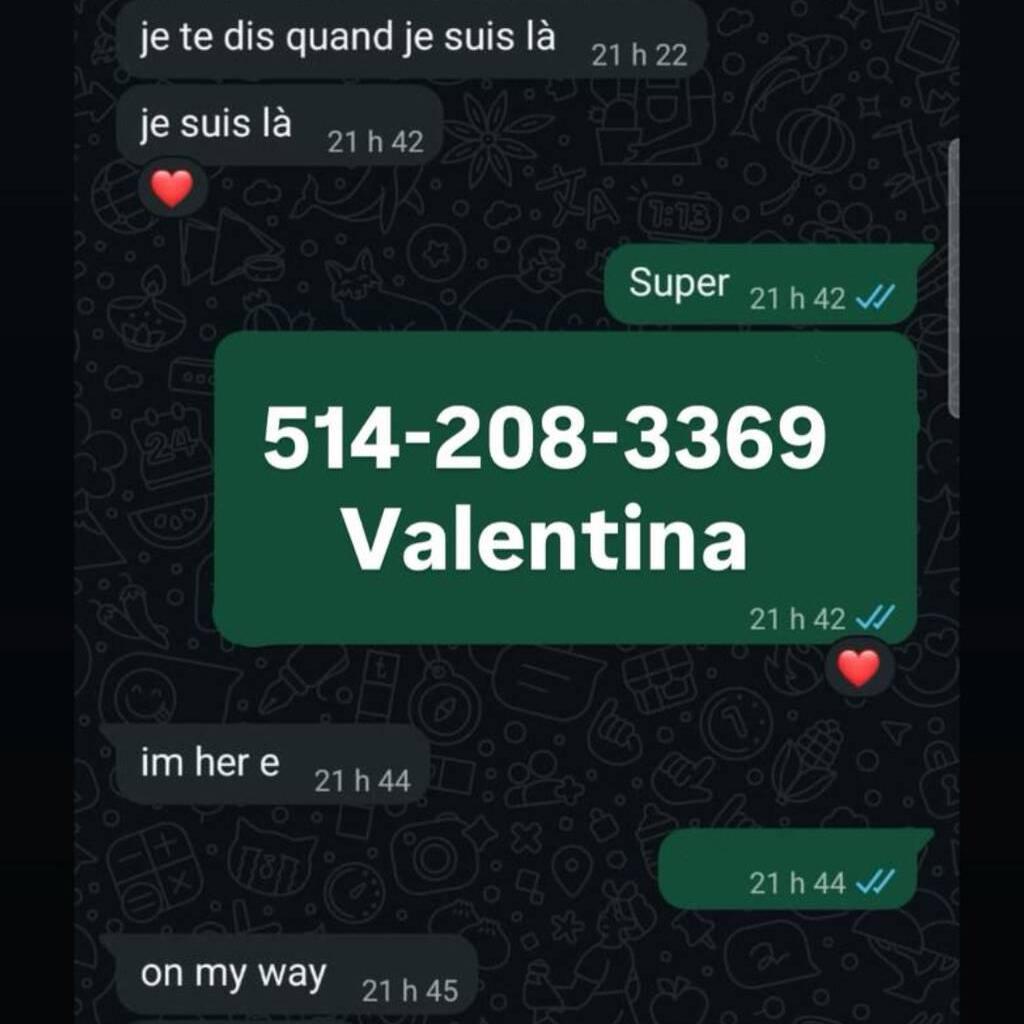 
                        Valentina
                     is Female Escorts. | Quebec City | Quebec | Canada | canadatopescorts.com 