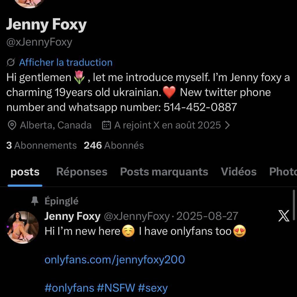 
                        Jenny Foxy5144520887
                     is Female Escorts. | Calgary | Alberta | Canada | canadatopescorts.com 