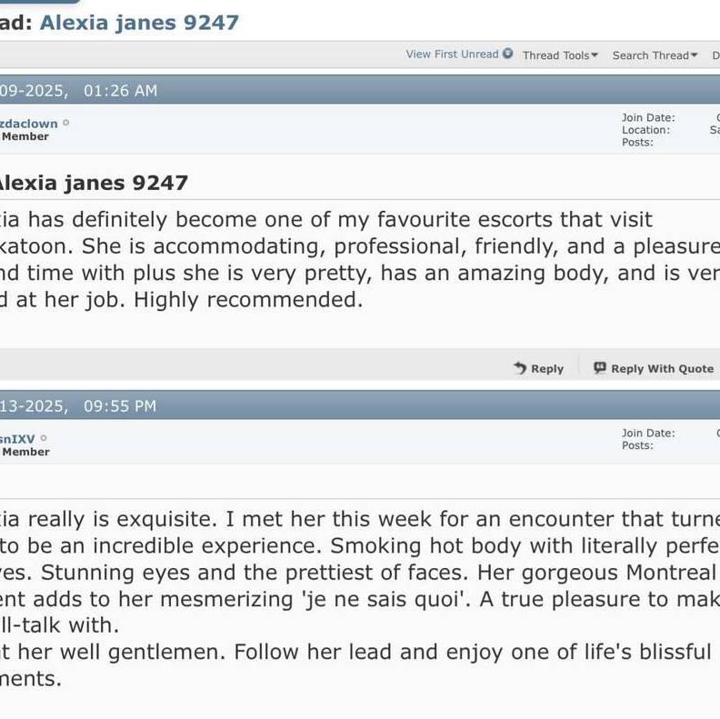 
                        Alexia janes
                     is Female Escorts. | Saskatoon | Saskatchewan | Canada | canadatopescorts.com 