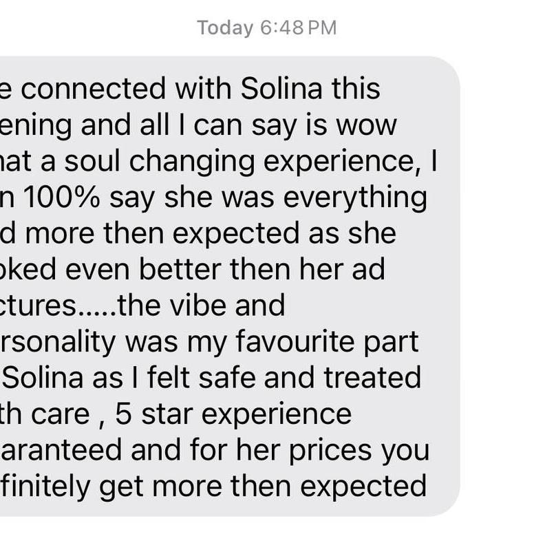 
                        Solina
                     is Female Escorts. | Barrie | Ontario | Canada | canadatopescorts.com 