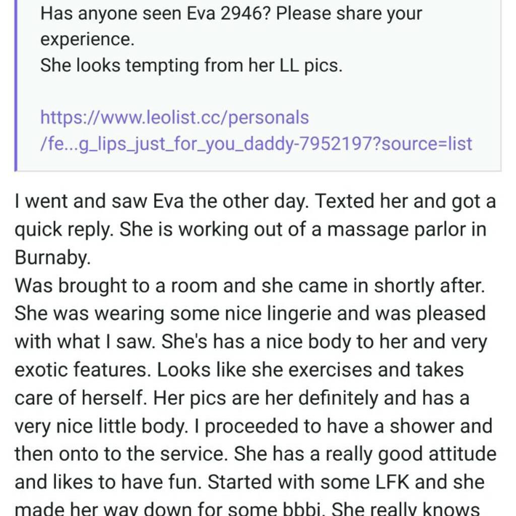 
                        Eva Burnaby
                     is Female Escorts. | Vancouver | British Columbia | Canada | canadatopescorts.com 