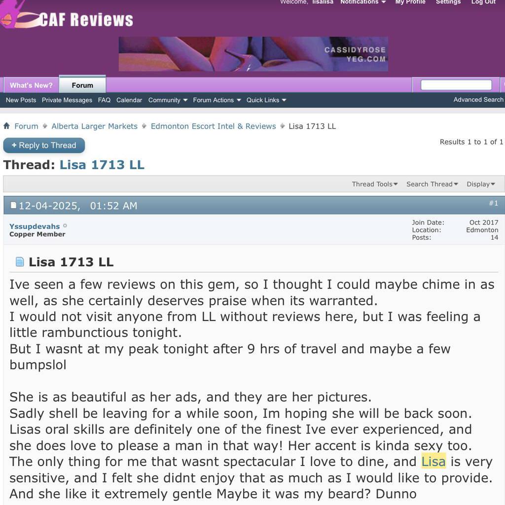 
                        Lisa
                     is Female Escorts. | Calgary | Alberta | Canada | canadatopescorts.com 