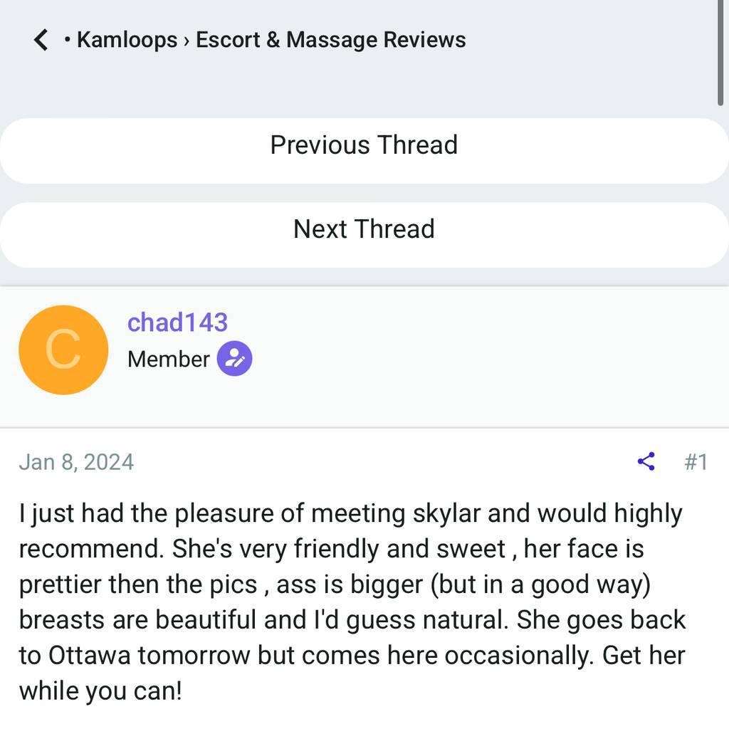 
                        Skylar
                     is Female Escorts. | Quebec City | Quebec | Canada | canadatopescorts.com 