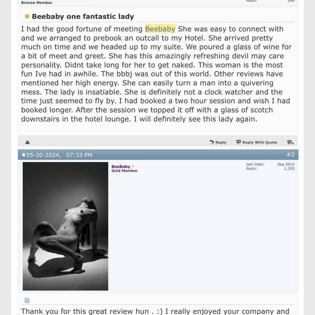 
                        BeeBaby
                     is Female Escorts. | Red Deer | Alberta | Canada | canadatopescorts.com 