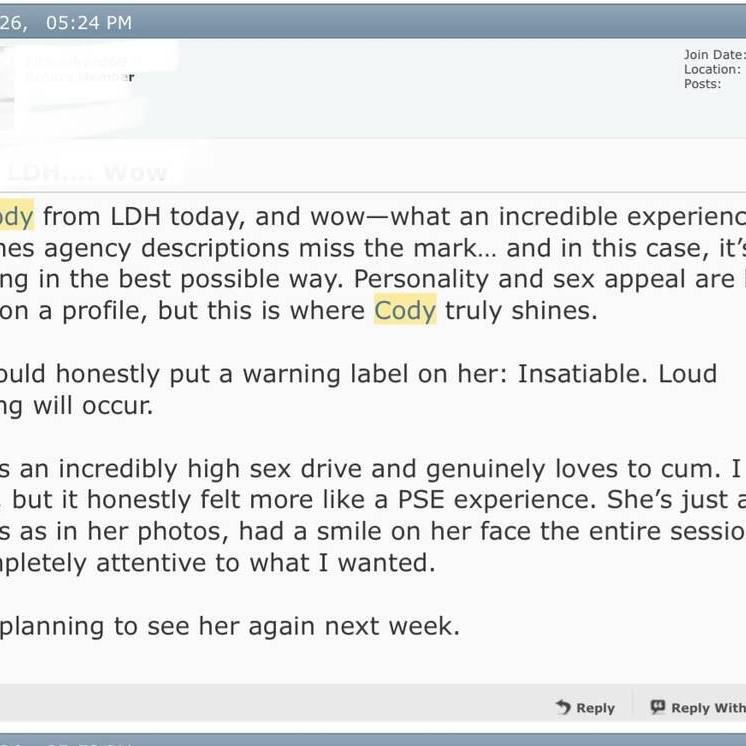 
                        Codi
                     is Female Escorts. | Lethbridge | Alberta | Canada | canadatopescorts.com 