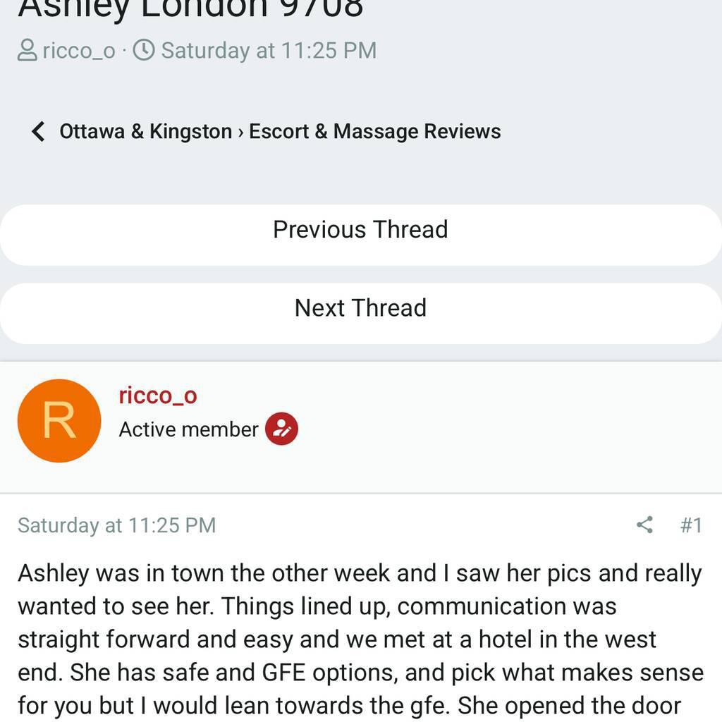 
                        Ashley London
                     is Female Escorts. | Kingston | Ontario | Canada | canadatopescorts.com 