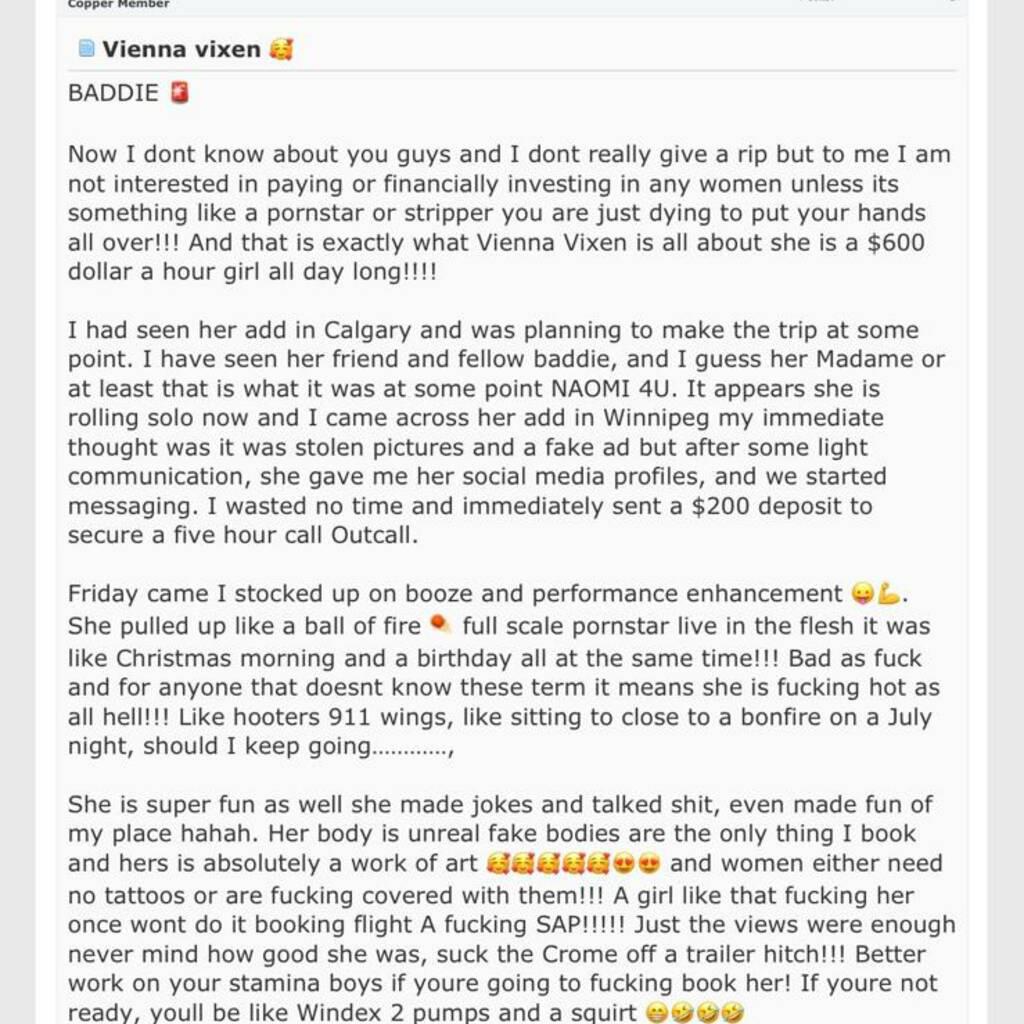 
                        Vienna Vixen
                     is Female Escorts. | Calgary | Alberta | Canada | canadatopescorts.com 