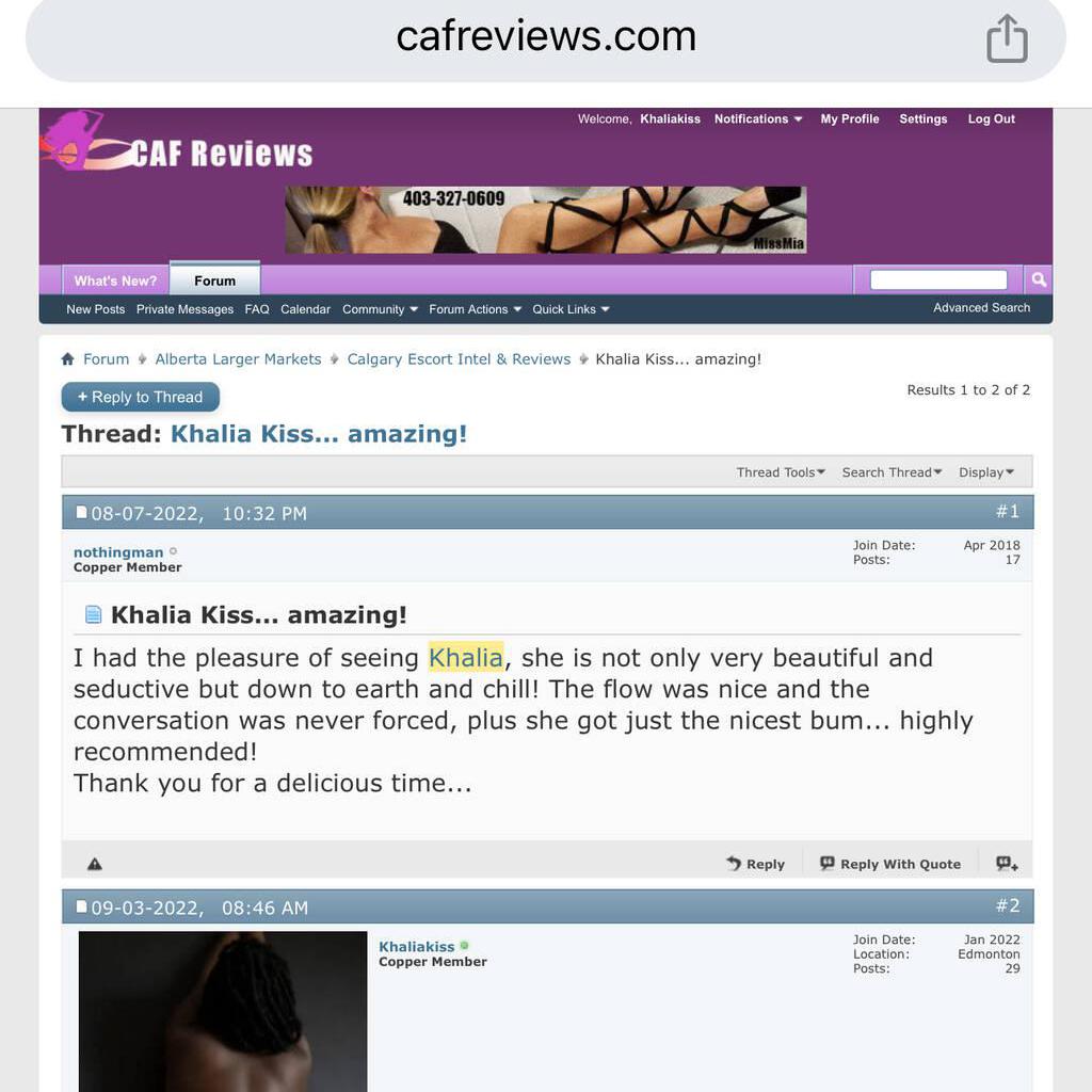 
                        Khalia kiss
                     is Female Escorts. | Montreal | Quebec | Canada | canadatopescorts.com 