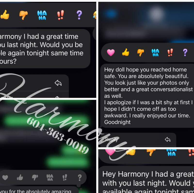 
                        HARMONY 604.363.0019
                     is Female Escorts. | Prince George | British Columbia | Canada | canadatopescorts.com 