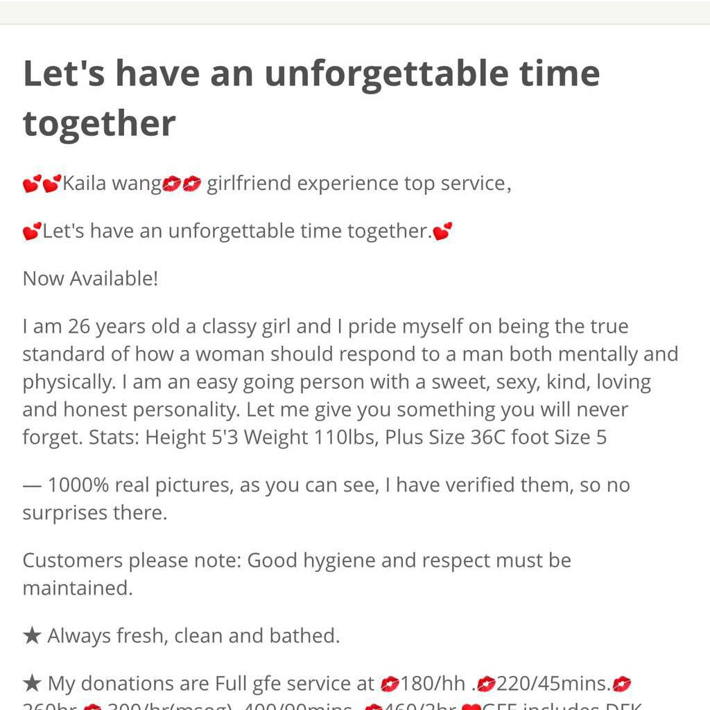 
                        Kaila wang
                     is Female Escorts. | Kelowna | British Columbia | Canada | canadatopescorts.com 