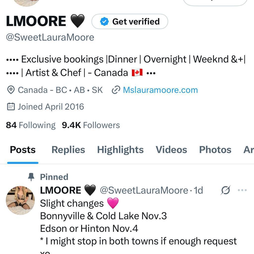 
                        MSLAURAMOORE.COM
                     is Female Escorts. | Peace River Country | British Columbia | Canada | canadatopescorts.com 