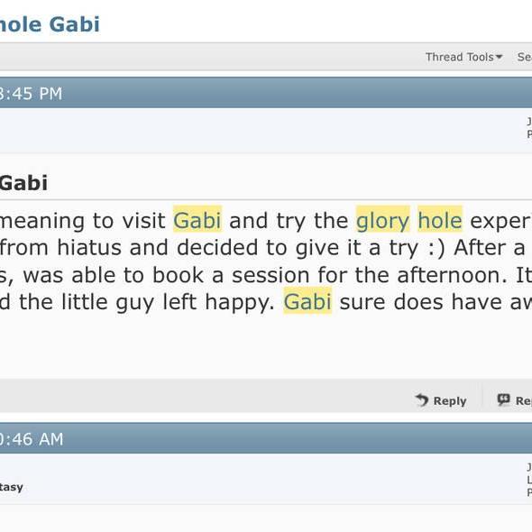 
                        Glory Hole Gabi
                     is Female Escorts. | Edmonton | Alberta | Canada | canadatopescorts.com 