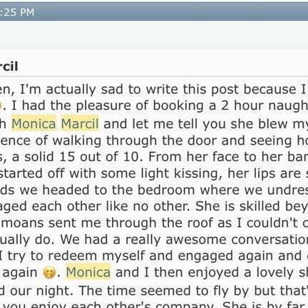 
                        Monica Marcil
                     is Female Escorts. | Montreal | Quebec | Canada | canadatopescorts.com 