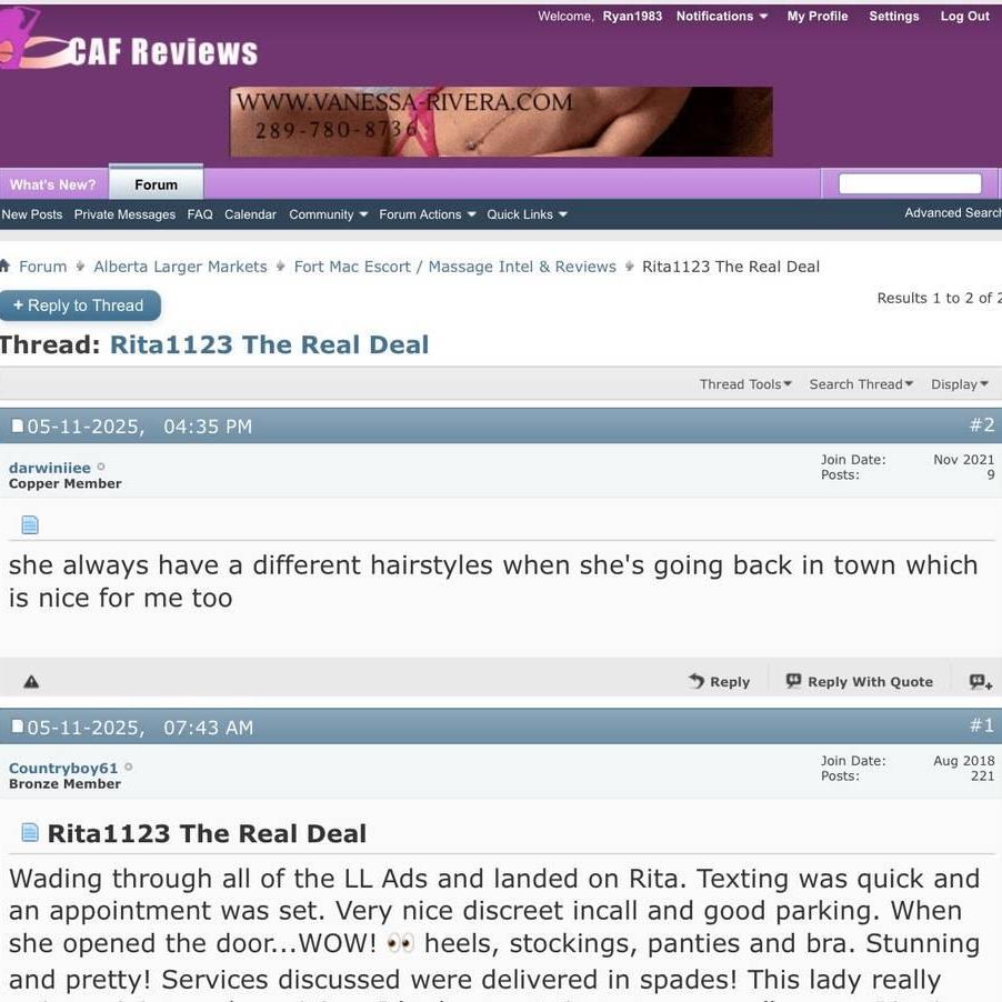 
                        Rita
                     is Female Escorts. | Ft Mcmurray | Alberta | Canada | canadatopescorts.com 